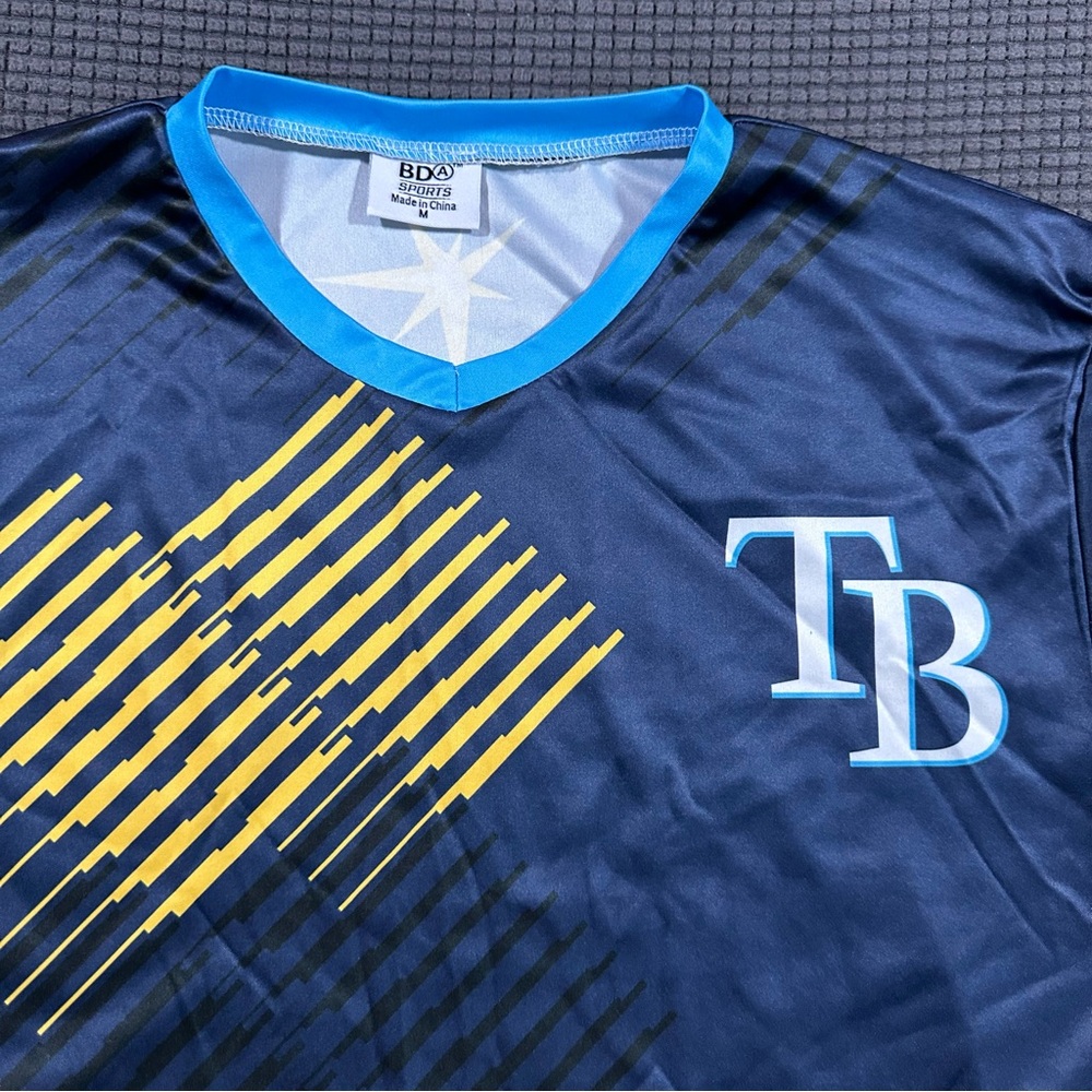 Tampa Bay Rays Randy Arozarena 56 Promo Jersey BDA Sports Mens Medium Blue - Picture 2 of 8